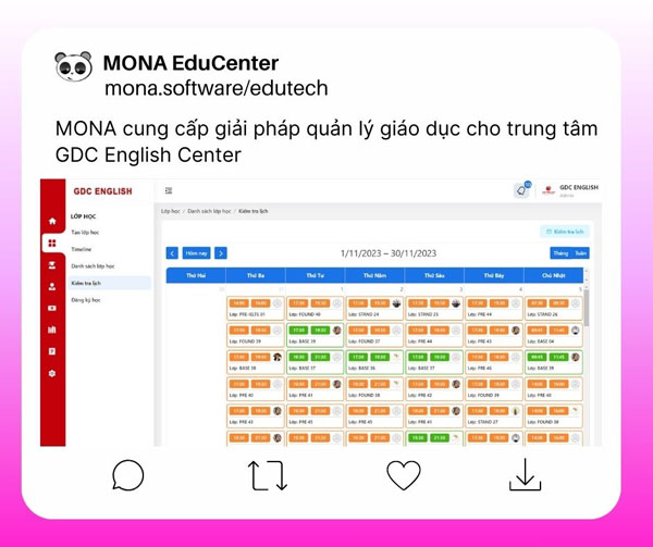 Mona eLMS giúp quản lý thiết bị trường học hiệu quả