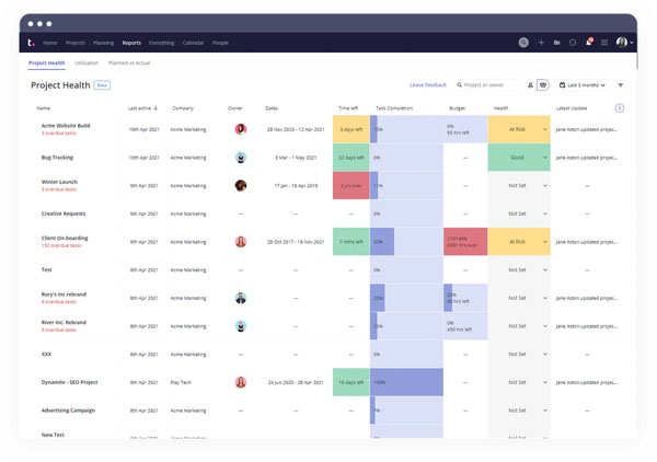 Teamwork Projects sở hữu giao diện dễ nhìn, dễ quản lý