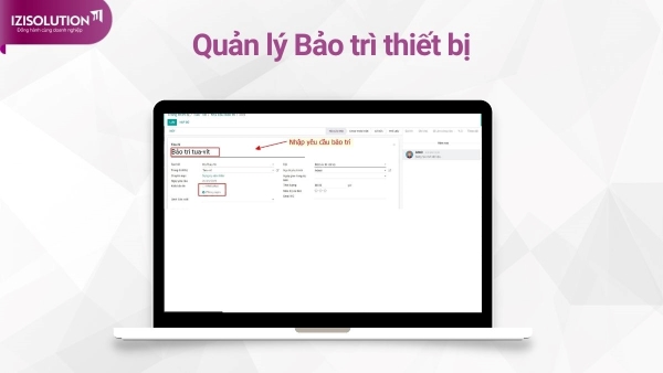 Phần mềm iCMMS, kết hợp quy trình kiểm tra và cài đặt, giúp giảm chi phí sản xuất, kéo dài tuổi thọ máy móc, tối ưu hiệu suất vận hành
